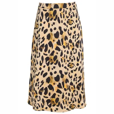 Traffic People Women's When They See Me Leopard Skirt In Multi