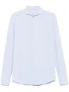 Traiano Milano Geometric-pattern Shirt In White