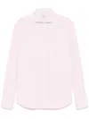 Traiano Milano Cutaway-collar Shirt In Pink