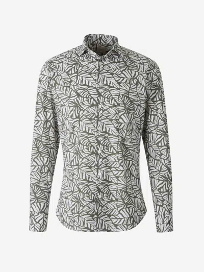 TRAIANO MILANO TRAIANO MILANO FLORAL MOTIF SHIRT