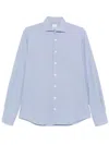 Traiano Milano Geometric-pattern Shirt In White