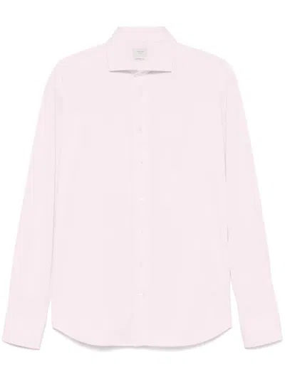 Traiano Milano Cutaway-collar Shirt In Pink