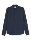 Traiano Milano Long-sleeve Button Shirt In Blue