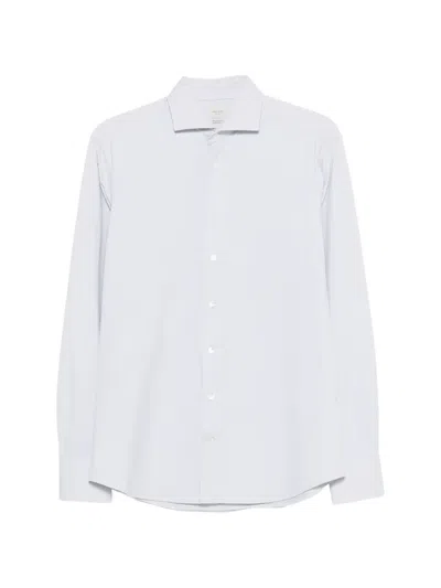 Traiano Milano Long-sleeved Shirt In White