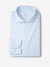Traiano Milano Striped Shirt In Blue