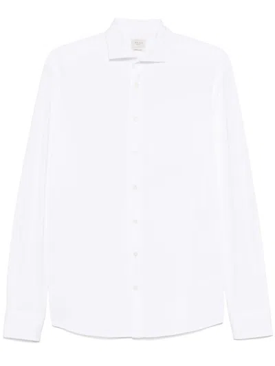 Traiano Rossini Radical White Plain Polyamide Polyester Shirt