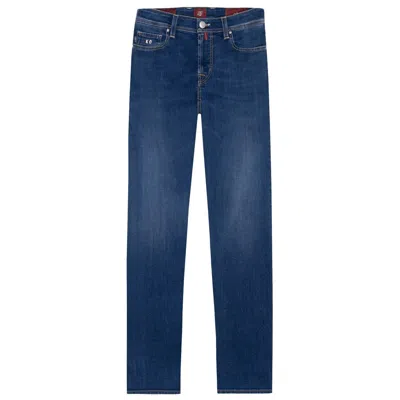 Tramarossa Elegant Stretch Cotton Men's Men's Jeans In Blue