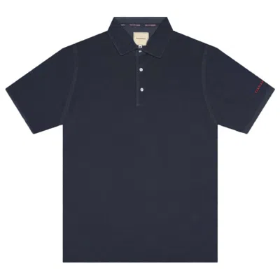 Tramarossa Blue Cotton Polo Shirt