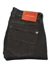 Tramarossa D524 Solid Cotton Super Stretch Jeans In Blue