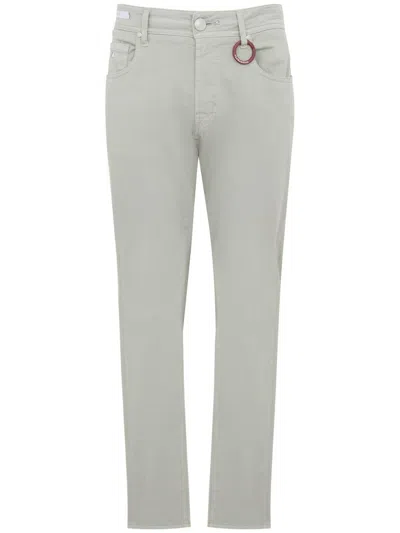 Tramarossa Grey Denim Jeans With Keychain Detail