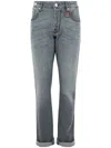 Tramarossa Grey 'michelangelo' Jeans In Cotton In Gray