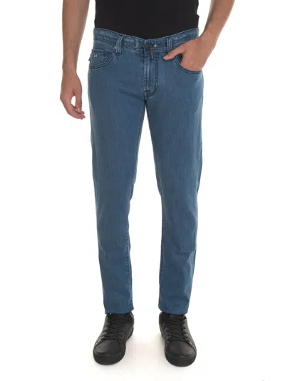 Tramarossa Leonardo 5 Pocket Denim Jeans In Medium Denim