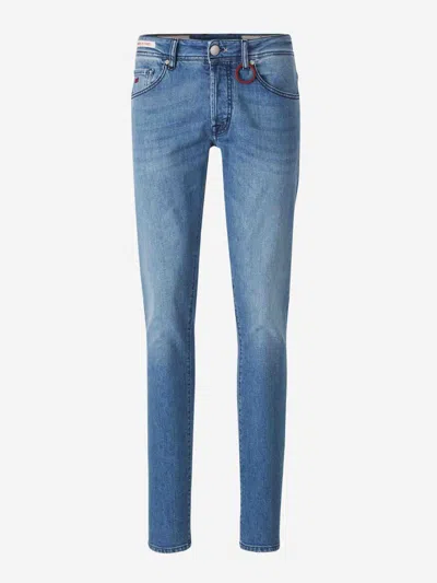 Tramarossa Leonardo Straight Jeans In Denim Dark Blue