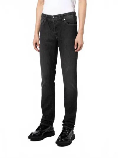 Tramarossa Leonardo Stretch Denim Slim Straight Leg Jeans In Black