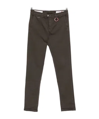 Tramarossa Luis Logo-patch Button-fastening Trousers In Black