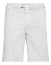 Tramarossa Man Denim Shorts Light Grey Size 38 Cotton, Polyester, Elastane