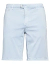 Tramarossa Man Denim Shorts Sky Blue Size 35 Cotton, Polyester, Elastane
