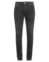 Tramarossa Man Jeans Black Size 34 Recycled Cotton, Viscose, Recycled Polyester, Elastane In Black