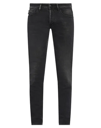 Tramarossa Man Jeans Black Size 35 Cotton, Elastane