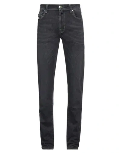 Tramarossa Man Jeans Black Size 35 Cotton, Elastomultiester, Elastane