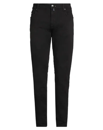 Tramarossa Man Jeans Black Size 40 Cotton, Recycled Polyester, Recycled Cotton, Elastane