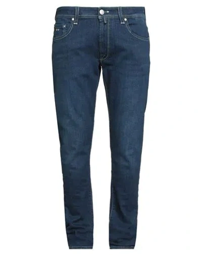 TRAMAROSSA TRAMAROSSA MAN JEANS BLUE SIZE 30 COTTON, ELASTANE