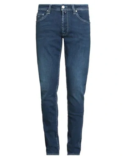 Tramarossa Man Jeans Blue Size 31 Cotton, Elastane