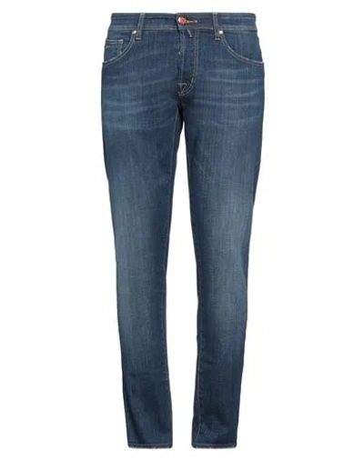 Tramarossa Blue Cotton Pes Elastane Jeans In Green