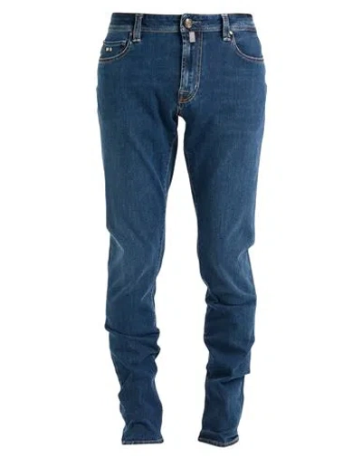 Tramarossa Man Jeans Blue Size 34 Cotton, Elastomultiester, Elastane