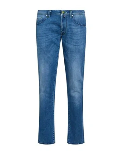Tramarossa Man Jeans Blue Size 34 Cotton, T-400 Fiber, Elastane