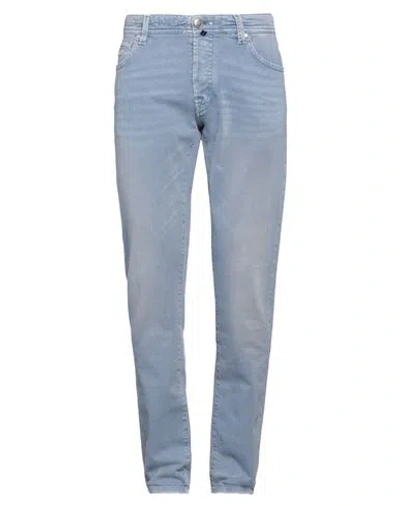 Tramarossa Man Jeans Blue Size 35 Cotton, Elastane