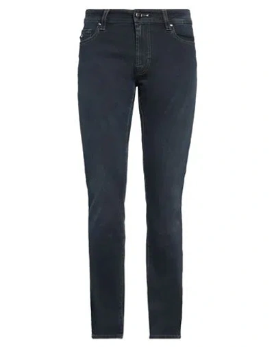 Tramarossa Man Jeans Blue Size 34 Cotton, Re-used Cotton, Recycled Polyester, Elastane