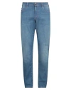 Tramarossa Man Jeans Blue Size 37 Cotton, Elastomultiester, Elastane In Blue