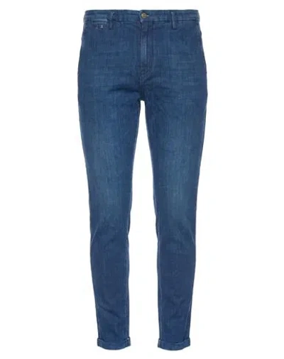 Tramarossa Man Jeans Blue Size 36 Cotton, Lycra, Elastane