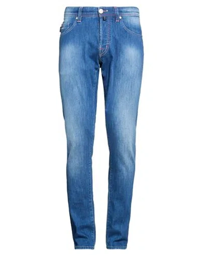 Tramarossa Man Jeans Blue Size 36 Cotton, T-400 Fiber, Elastane