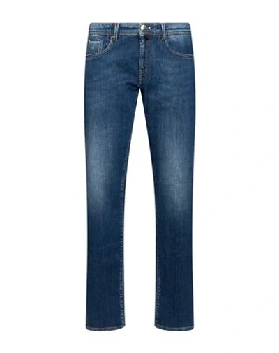 Tramarossa Man Jeans Blue Size 36 Cotton, T-400 Fiber, Elastane