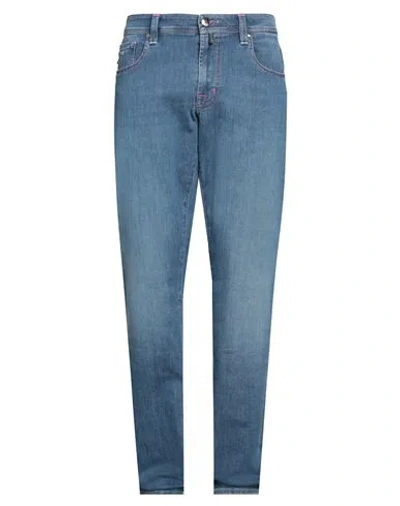 Tramarossa Man Jeans Blue Size 37 Cotton, Elastomultiester, Elastane