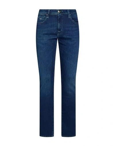 Tramarossa Man Jeans Blue Size 37 Cotton, Lycra T400, Elastane