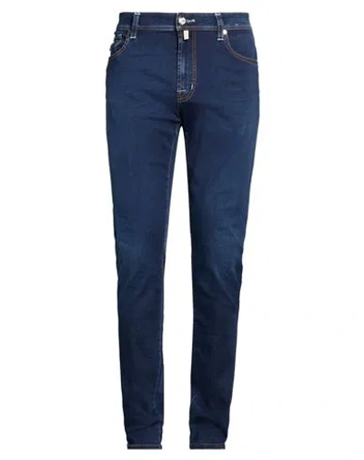 Tramarossa Man Jeans Blue Size 38 Cotton, Elastomultiester, Elastane