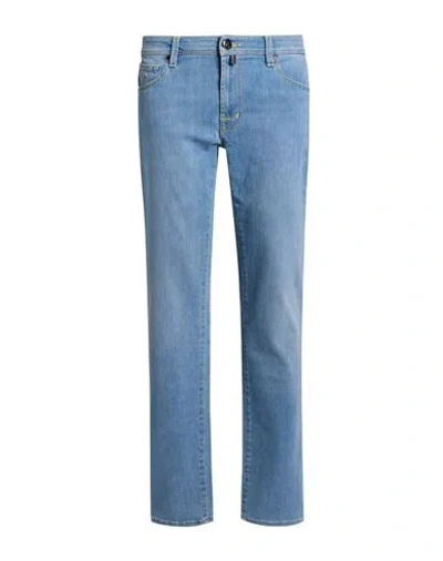 Tramarossa Man Jeans Blue Size 38 Cotton, Elastomultiester, Elastane