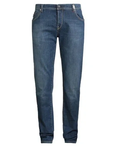 Tramarossa Man Jeans Blue Size 40 Cotton, Elastane