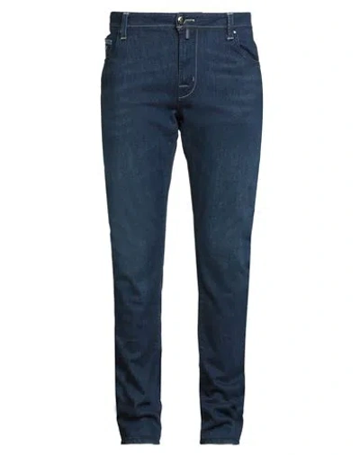 Tramarossa Man Jeans Blue Size 40 Cotton, Elastomultiester, Elastane