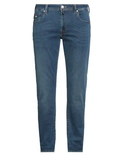 Tramarossa Man Jeans Blue Size 40 Cotton, Polyester, Elastane