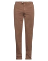 Tramarossa Man Pants Brown Size 34 Cotton, Polyester, Elastane In Brown