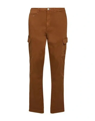 Tramarossa Man Jeans Camel Size 34 Cotton, Polyester, Elastane In Beige