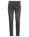 Tramarossa Man Jeans Charcoal Size 34 Cotton, Polyester, Elastane In Grey