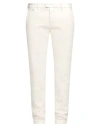Tramarossa Man Jeans Off White Size 33 Cotton, Polyester, Elastane In White
