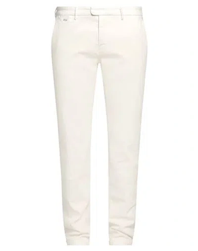 TRAMAROSSA TRAMAROSSA MAN JEANS CREAM SIZE 30 COTTON, POLYESTER, ELASTANE