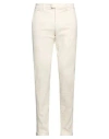 Tramarossa Man Jeans Off White Size 33 Cotton, Polyester, Elastane In White
