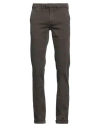 Tramarossa Man Jeans Dark Brown Size 38 Cotton, Polyester, Elastane In Brown